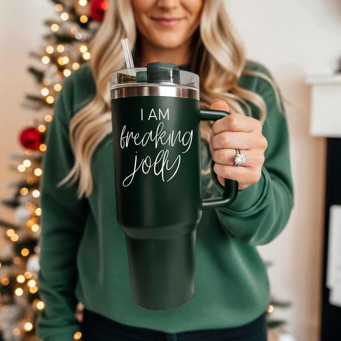 Viral Christmas tumbler 40oz - I am freaking jolly red green
Trending holiday tumbler - I am freaking jolly Christmas 40oz
Popular Christmas gift tumbler - I am freaking jolly red green 40oz